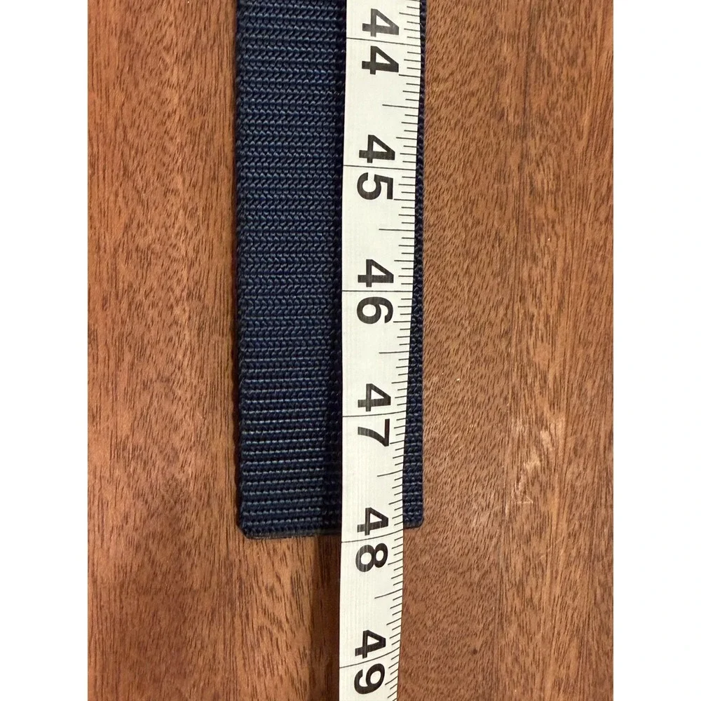 Bison Designs Tap Cap Belt Mens Large Navy Bl Nylon Webbing Bottle Opener Buckle